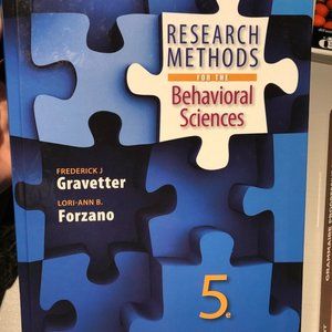 Research Methods for the Behavioural Sciences